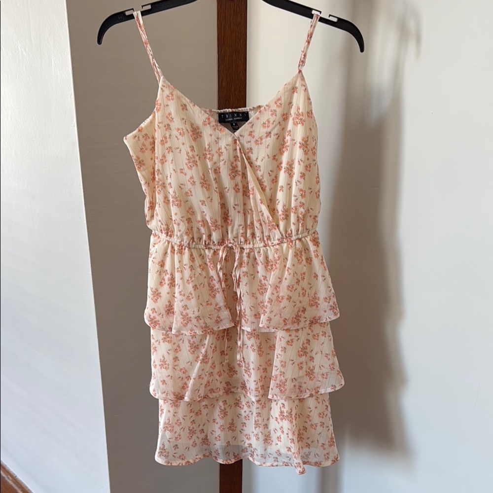 Trixxi Floral Tiered Dress